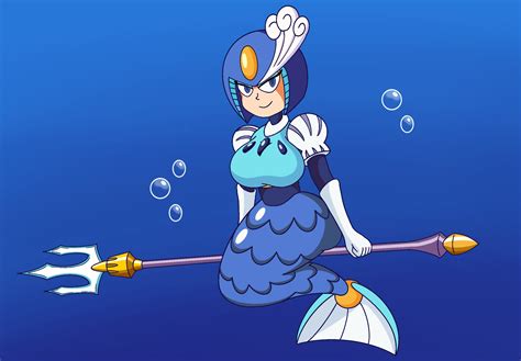 female mega man|Splash Woman (Character) .